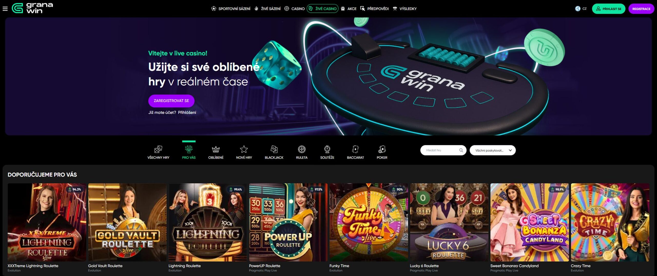 Granawin Sázky Online