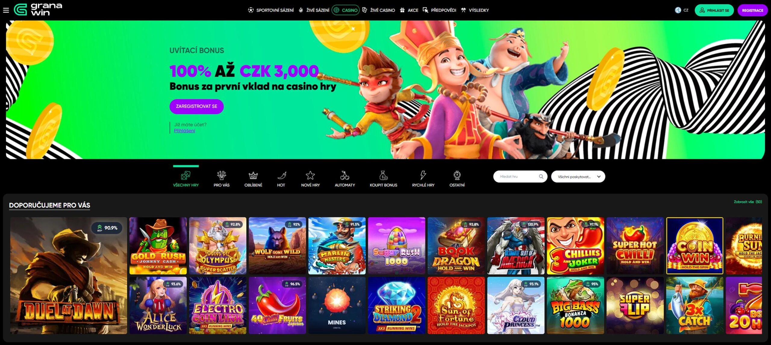 Granawin Nejlepší Hry